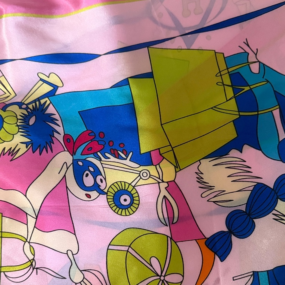 Colorful Designer 100% Polyester Scarf - Picture 9 of 11